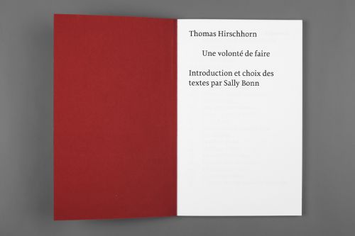 Une volonté de faire