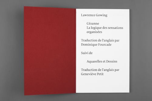 Cézanne. La logique des sensations organisées
